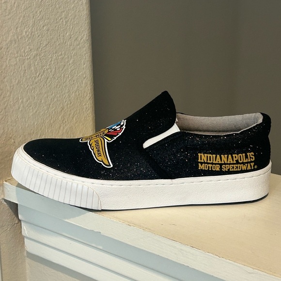 FOCO Indianapolis Speedway  "Low Top Sneakers"Slip On Shoes Womens Sz 6 NEW - Picture 4 of 9